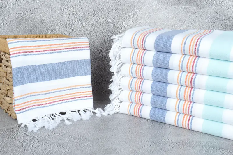 76x38 Cotton Striped Towel, Best Friend Gift Ideas, Bridal Shower Favors, Beach towel, Custom Turkish Towel, Bachelor Party Favors, Handmade Gift - 3