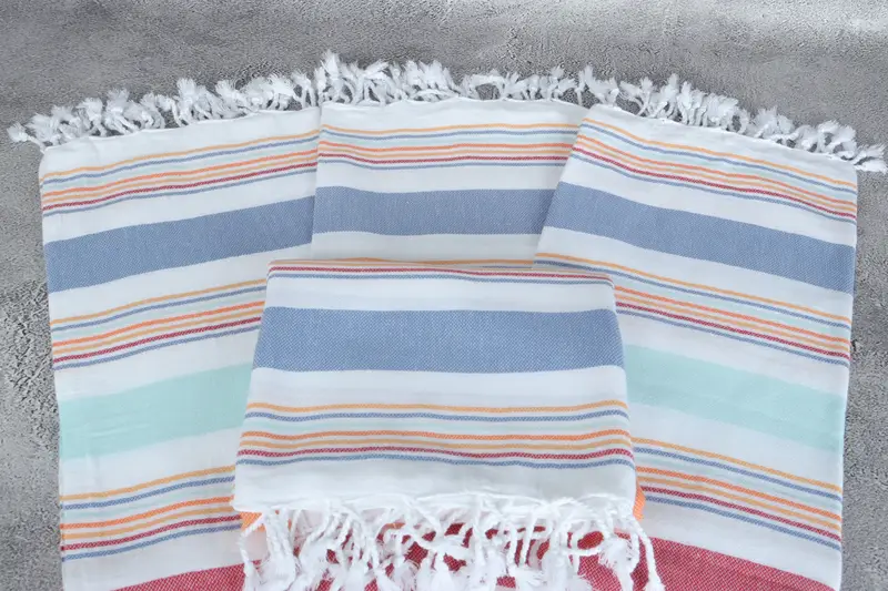 76x38 Cotton Striped Towel, Best Friend Gift Ideas, Bridal Shower Favors, Beach towel, Custom Turkish Towel, Bachelor Party Favors, Handmade Gift - 4