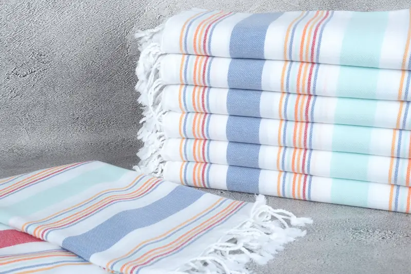 76x38 Cotton Striped Towel, Best Friend Gift Ideas, Bridal Shower Favors, Beach towel, Custom Turkish Towel, Bachelor Party Favors, Handmade Gift - 2