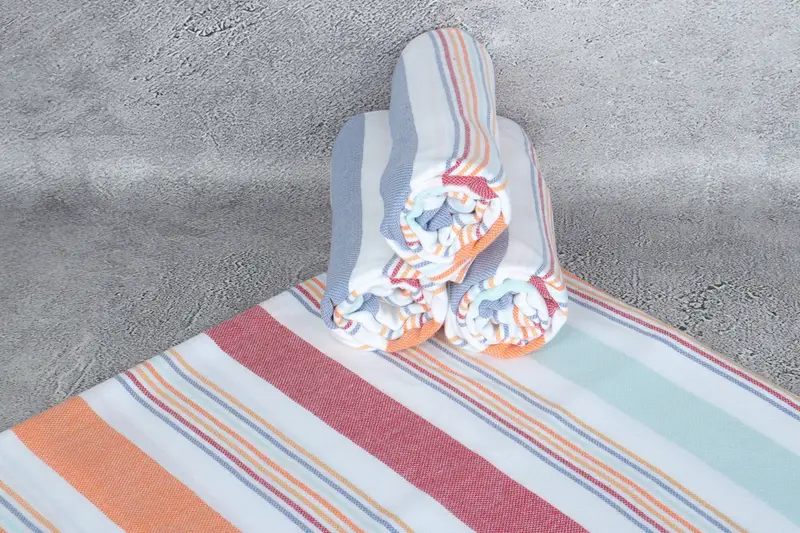76x38 Cotton Striped Towel, Best Friend Gift Ideas, Bridal Shower Favors, Beach towel, Custom Turkish Towel, Bachelor Party Favors, Handmade Gift - 7