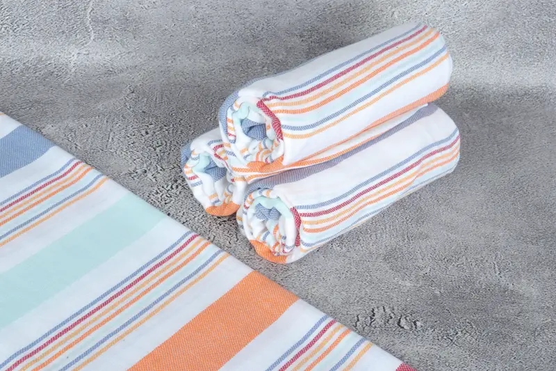 76x38 Cotton Striped Towel, Best Friend Gift Ideas, Bridal Shower Favors, Beach towel, Custom Turkish Towel, Bachelor Party Favors, Handmade Gift - 8