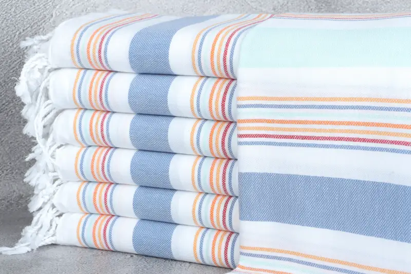 76x38 Cotton Striped Towel, Best Friend Gift Ideas, Bridal Shower Favors, Beach towel, Custom Turkish Towel, Bachelor Party Favors, Handmade Gift - 1