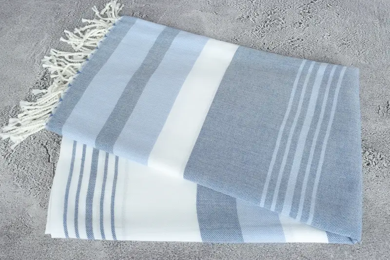 Personalized Gifts, Peshtemal Towel, Personalized Beach Towel, Custom Beach Towels, Organic Towel, 70x40 Cotton Striped Towel, Employee Gifts - 6