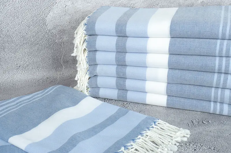 Personalized Gifts, Peshtemal Towel, Personalized Beach Towel, Custom Beach Towels, Organic Towel, 70x40 Cotton Striped Towel, Employee Gifts - 2