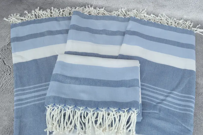 Personalized Gifts, Peshtemal Towel, Personalized Beach Towel, Custom Beach Towels, Organic Towel, 70x40 Cotton Striped Towel, Employee Gifts - 4