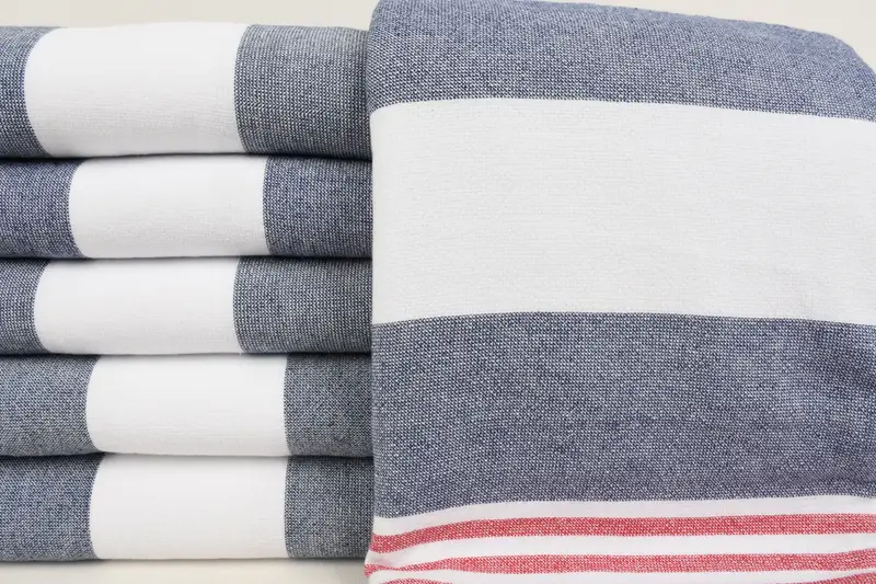 Turkish Towel Bulk, Custom Beach Towel, Kids Beach Towel, Peshtemal Towel, 68x36 Cotton Striped Terry Towel, Employee Gifts, Turkish hand towel - 1