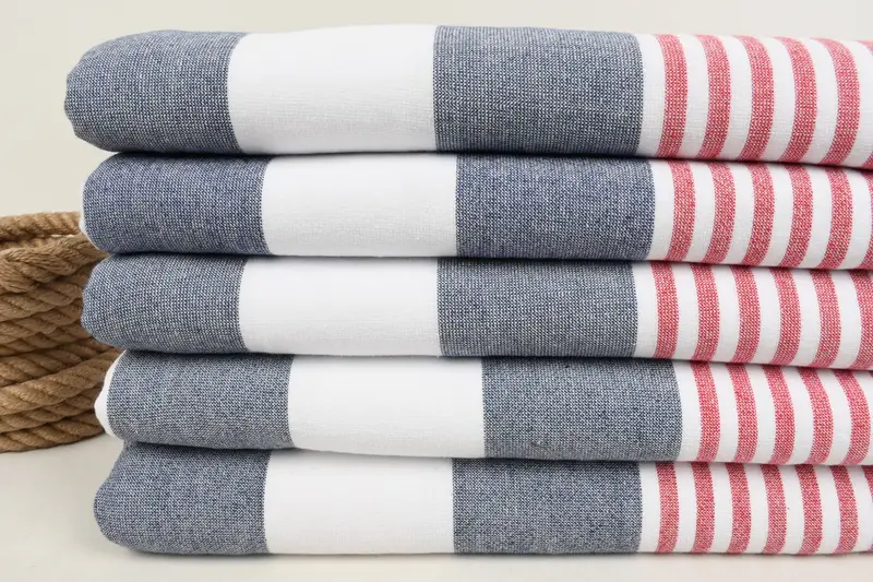 Turkish Towel Bulk, Custom Beach Towel, Kids Beach Towel, Peshtemal Towel, 68x36 Cotton Striped Terry Towel, Employee Gifts, Turkish hand towel - 2