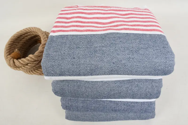 Turkish Towel Bulk, Custom Beach Towel, Kids Beach Towel, Peshtemal Towel, 68x36 Cotton Striped Terry Towel, Employee Gifts, Turkish hand towel - 4