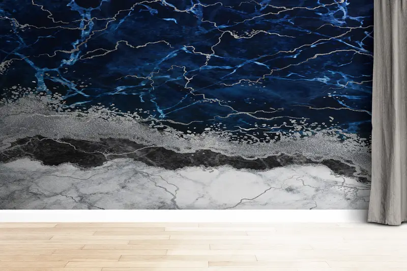 トレンディな壁画、紙の壁アート、3D壁紙、カスタムウォールペーパー、モダンな大理石の壁紙、、豪華な大理石の壁の絵画、 - 3