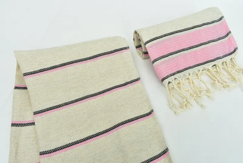 Gym Towel, Bathroom Towels, Personalized Kitchen Towel, Spa Towel, Bridesmaid Gifts, 40x20 Linen Striped Towel, Embroidery Towels, Bulk Order Towel - 7