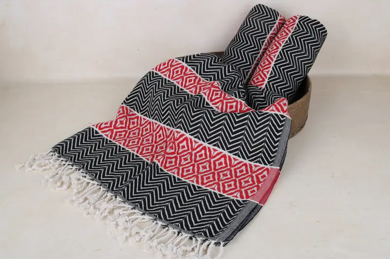 Custom Name Towel, Bachelor Party Gifts, Turkish bath towel, Beach Towel Bulk, 70x40 Cotton Chevron Towel, Personalized Towel, Organic Cotton Towel - 6