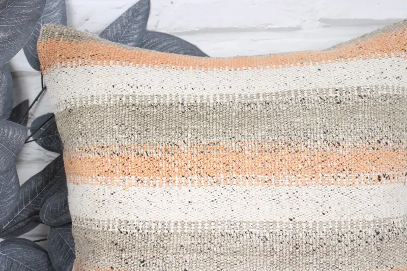Kilim Cushion Sham, Bright Pillow, Pillow, Aesthetic Pillow, Antique Pillows, 18x18 White Pillow, Boho Pillow, Meditation Pillow, Toss Pillow Cover - 2