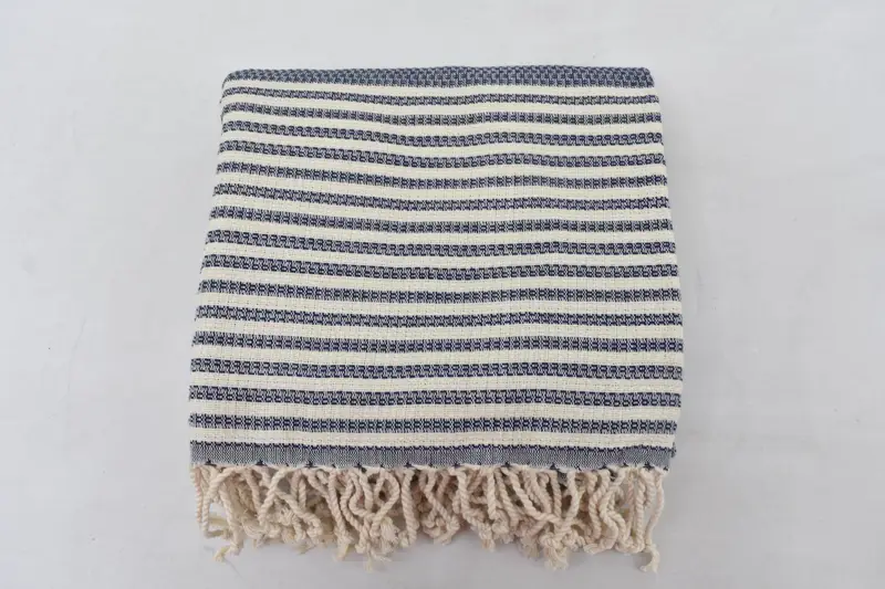 Bridesmaid Gifts, Wedding Towel, 68x40 Cotton Striped Towel, Sand-resistant towel, Spa Towel, Memorial Gift, Peshtemal Towel, Large Turkish Towel - 8
