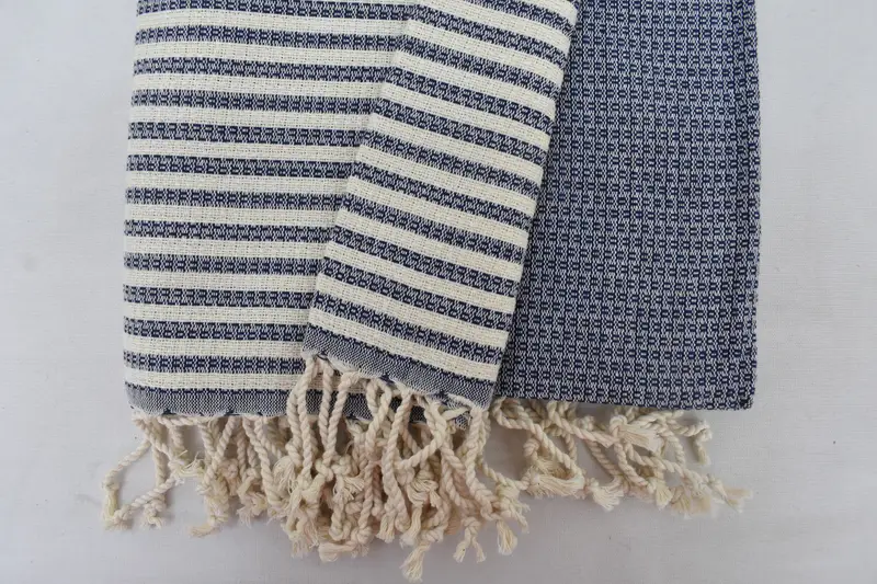Bridesmaid Gifts, Wedding Towel, 68x40 Cotton Striped Towel, Sand-resistant towel, Spa Towel, Memorial Gift, Peshtemal Towel, Large Turkish Towel - 4