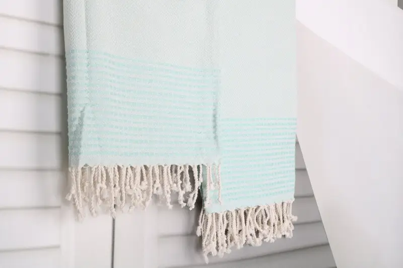 Absorbent towel, Wedding Gift Ideas, Bridesmaid Gift Towel, Custom Wedding Gift, 70x36 Cotton Striped Towel, First Wedding Anniversary Gift - 8