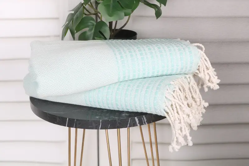 Absorbent towel, Wedding Gift Ideas, Bridesmaid Gift Towel, Custom Wedding Gift, 70x36 Cotton Striped Towel, First Wedding Anniversary Gift - 3