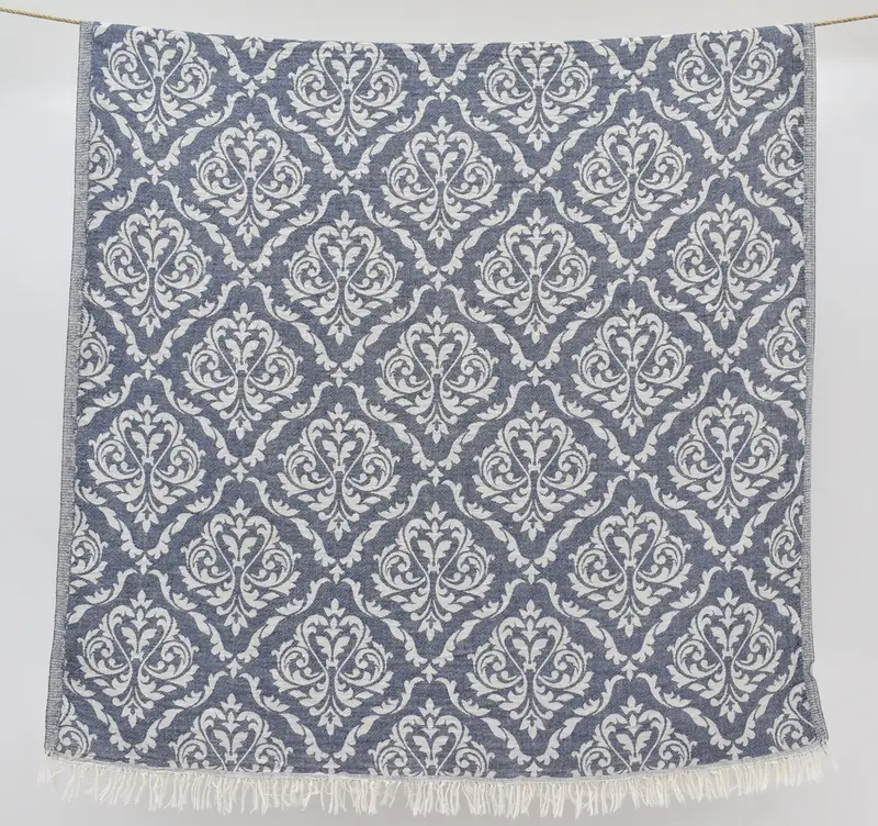 Soft towel, Wedding Gift Ideas, 68x36 Cotton Baroque Towel, Personalized Turkish Towel, Organic Towel, Beach Size Towel, Monogrammed Beach Towel - 1