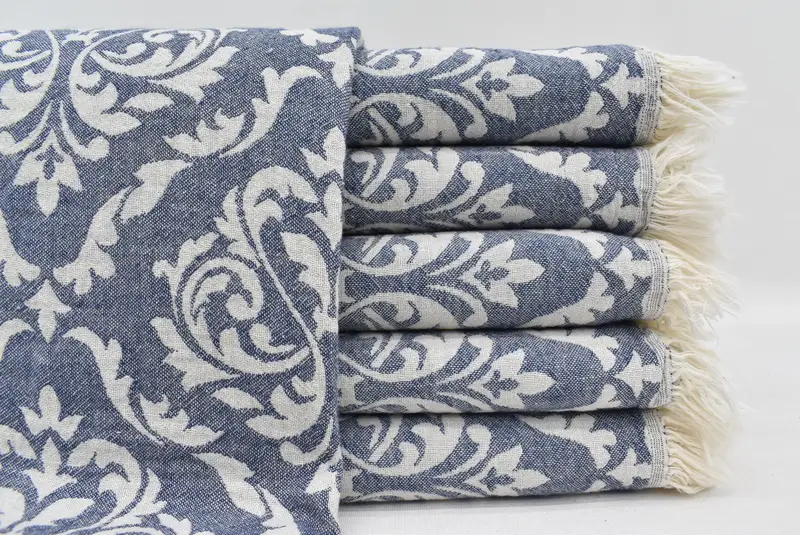 Soft towel, Wedding Gift Ideas, 68x36 Cotton Baroque Towel, Personalized Turkish Towel, Organic Towel, Beach Size Towel, Monogrammed Beach Towel - 2