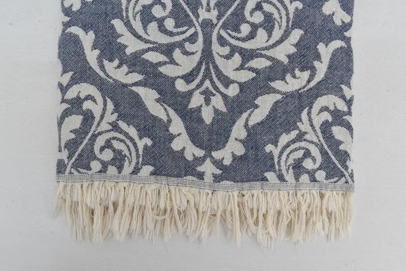 Soft towel, Wedding Gift Ideas, 68x36 Cotton Baroque Towel, Personalized Turkish Towel, Organic Towel, Beach Size Towel, Monogrammed Beach Towel - 7
