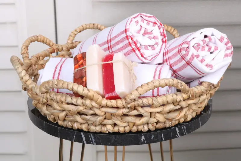 Handgefertigtes türkisches Handtuch, 68x32 Baumwollstreifenhandtuch, türkisches Strandtuch, Weihnachtsgeschenk, Custom Handtuch, Junggeselle Partyartikel, Bio -Handtuch - 4