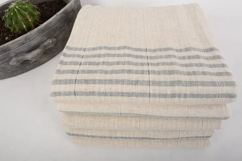 Summer Towel, 68x36 Linen Striped Towel, Memorial Gift, Personalized Wedding Gift, Best Friend Gift, Bachelor Gifts, Gift For Wedding Day - 5