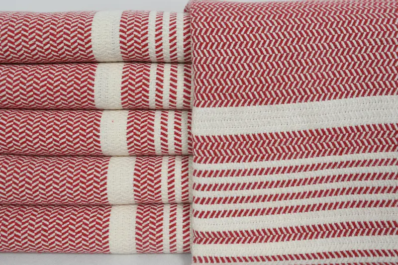 Handmade Gift, Summer Gift, 70x40 Cotton Striped Towel, Friends Beach Towel, Turkish towel, Anniversary Gift For Her, Wedding Anniversary Gift - 1