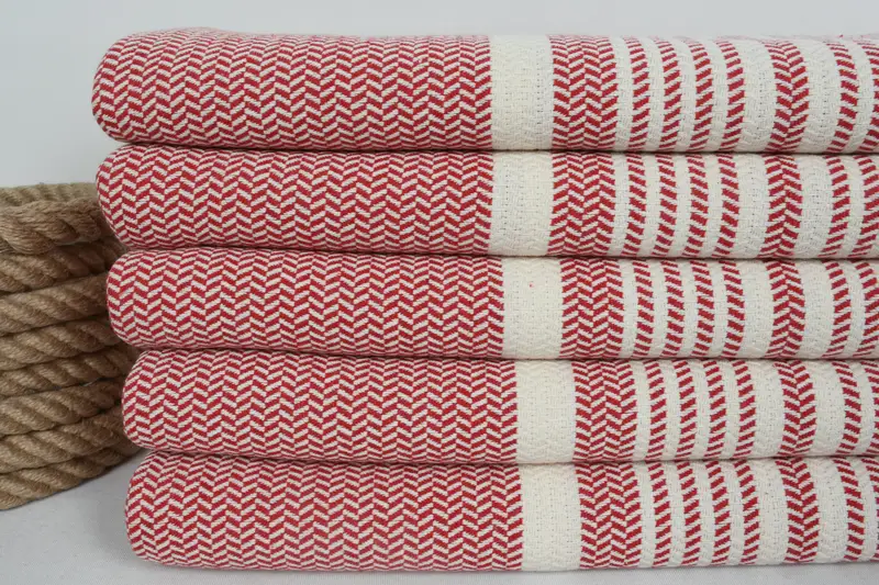 Handmade Gift, Summer Gift, 70x40 Cotton Striped Towel, Friends Beach Towel, Turkish towel, Anniversary Gift For Her, Wedding Anniversary Gift - 2