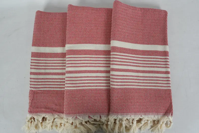 Handmade Gift, Summer Gift, 70x40 Cotton Striped Towel, Friends Beach Towel, Turkish towel, Anniversary Gift For Her, Wedding Anniversary Gift - 3