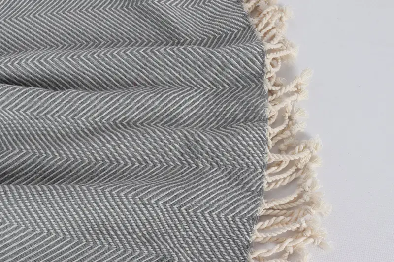 Custom Wedding Gift From Bridesmaid, Wedding Gift For Bride, Turkish Towel USA, 70x40 Cotton Herringbone Towel, Custom Towel, Turkish towel - 8
