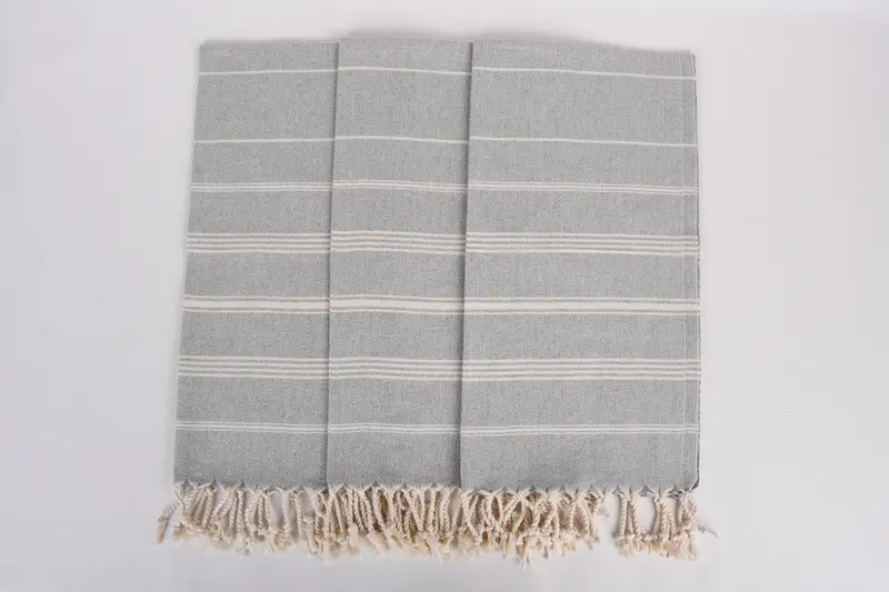 Düğün Hediyesi Mutfak Havlu, Konuk Havlu, Nedime Favorları, Kişiselleştirilmiş Yemek Havlusu, Monogram El Havlusu, 38x24 Pamuklu Çizgili Havlu, Düğün Favorları - 7