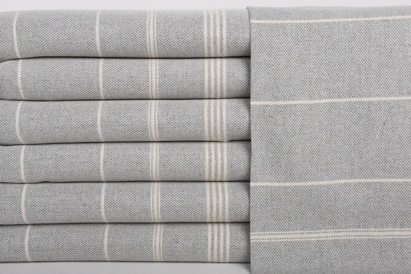 Düğün Hediyesi Mutfak Havlu, Konuk Havlu, Nedime Favorları, Kişiselleştirilmiş Yemek Havlusu, Monogram El Havlusu, 38x24 Pamuklu Çizgili Havlu, Düğün Favorları - 1