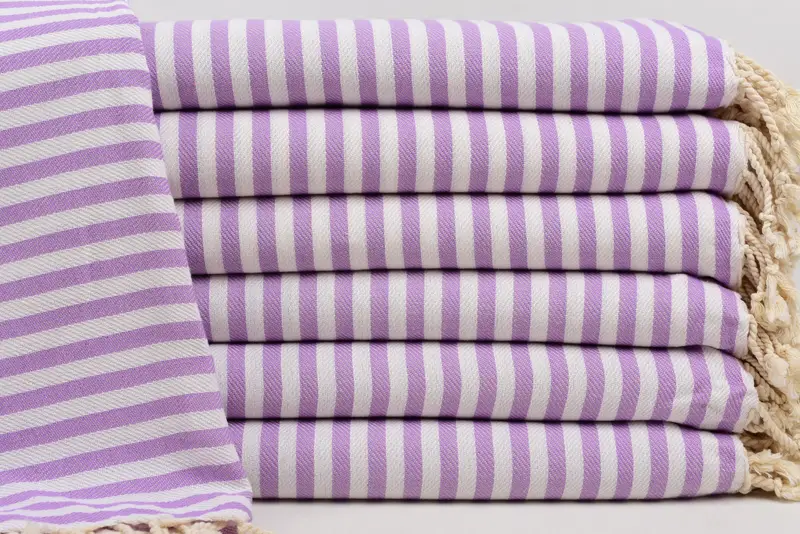 Türkisches Badetuchset, Ferienhandtuch, 70x40 Baumwollstreifenhandtuch, Bachelor Party Geschenke, Monogramm türkisches Handtuch, türkisches Handtuch USA, Hochzeitsgeschenke - 1