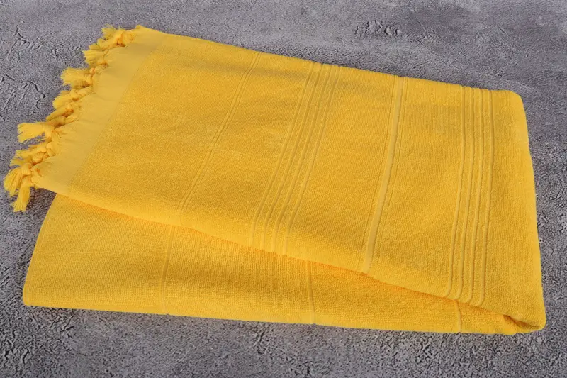 Wedding Favors, Large Turkish Towel, 70x36 Cotton Striped Terry Towel, Organic cotton Turkish peshtemal towel, Hammam towel, Merry Christmas Gifts - 6