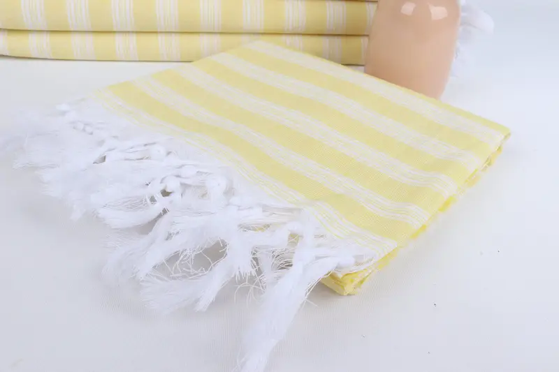 Large Turkish Towel, Turkish Towel USA, 70x40 Cotton Striped Towel, Friends Beach Towel, Custom Gift, Bridal Shower Gifts, Peshtemal Towel - 5