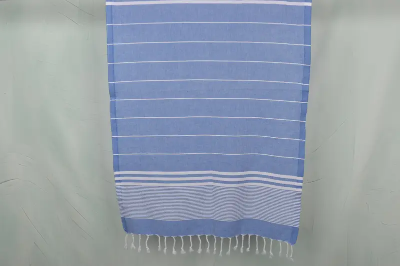 Wedding Gift, Custom Tea Towel, 40x24 Cotton Striped Towel, Bathroom Towels, Guest Towel, Beach Bachelorette Party Decorations, Personalized Gift - 8