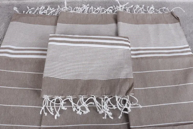 Small Bath Towels, Monogram Hand Towel, 40x24 Cotton Striped Towel, Turkish Hand Towel, Girl Trip Party Favor, Beach Wedding Favor, Home Decor Towel - 4