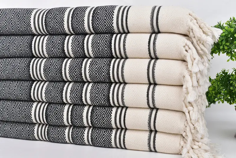 40x18 Cotton Diamond Towel, Boyfriend Christmas Gift, Custom Name Towel, Turkish Hand Towel, Personalized Hand Towel, Personalized Gifts - 3