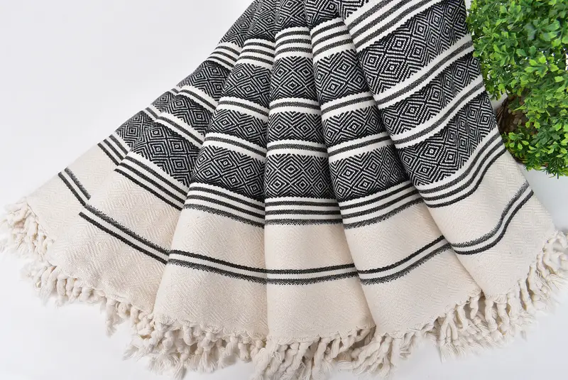 40x18 Cotton Diamond Towel, Boyfriend Christmas Gift, Custom Name Towel, Turkish Hand Towel, Personalized Hand Towel, Personalized Gifts - 4