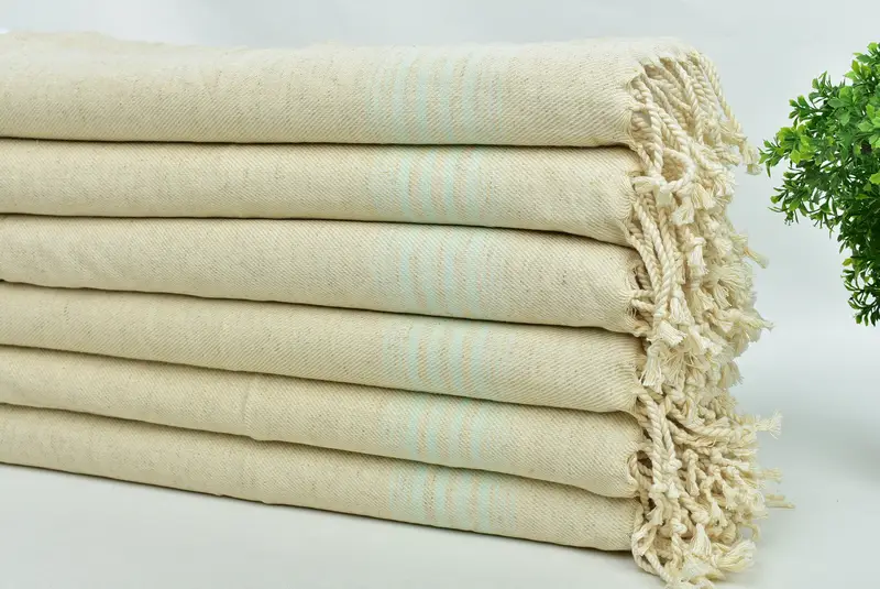 36x18 Linen Striped Towel, Personalized Gift, Best Friend Christmas Gift, Customized Turkish Towel, Personalized Hand Towel, Turkish Tea Towel - 3
