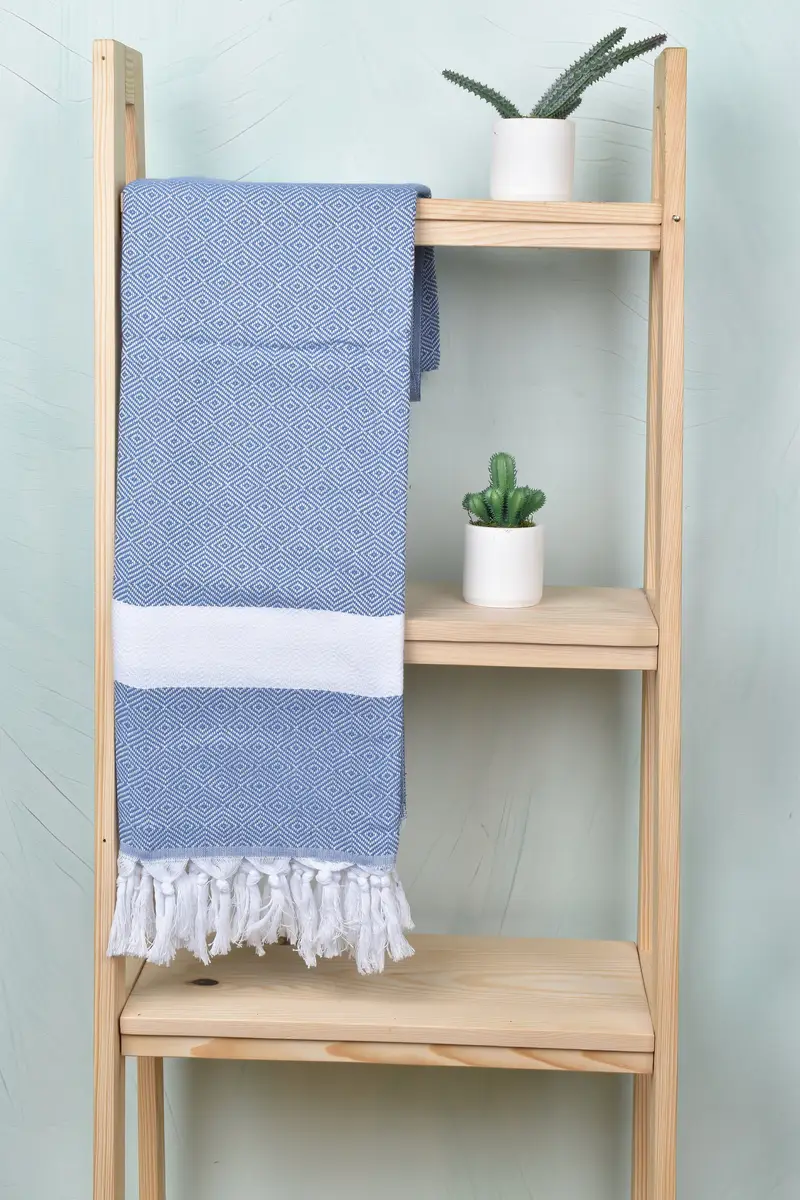 Gift For The Home Decor, 70x40 Cotton Diamond Towel, Personalized Beach Towel, Anniversary Gift For Her, Organic towel, Beach Towel Bulk - 8