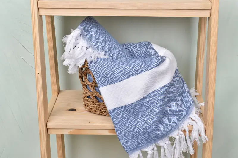 Gift For The Home Decor, 70x40 Cotton Diamond Towel, Personalized Beach Towel, Anniversary Gift For Her, Organic towel, Beach Towel Bulk - 4