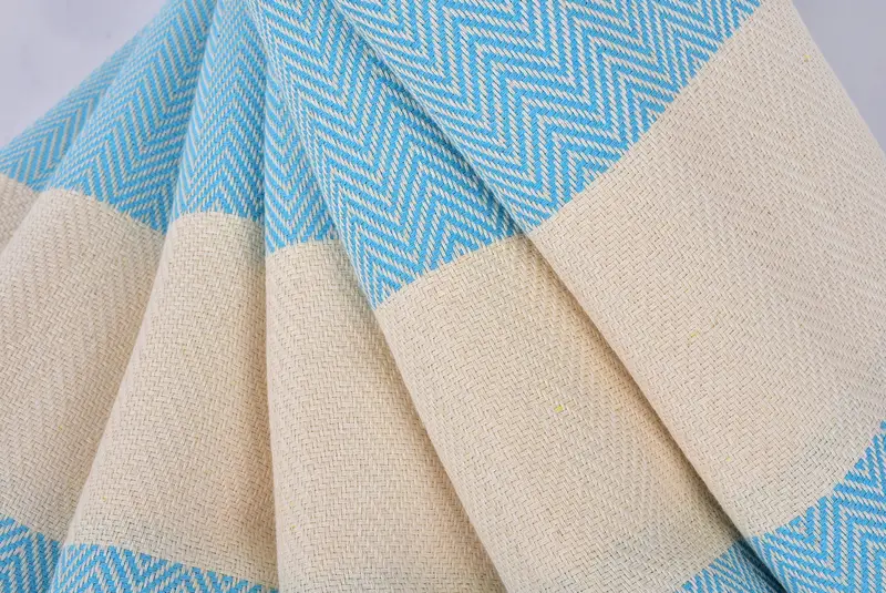 Cute Beach Towel, 70x40 Cotton Herringbone Towel, Bridal Party Gifts, Summer Gift Ideas, Custom Wedding Gifts, Large Turkish Towel, Organic towel - 5