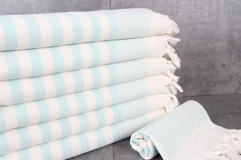 Bridal Shower Gifts, Monogram Kitchen Towel, Wedding Hand Made Gift, Personalized Dish Towel, 36x18 Cotton Striped Terry Towel, Custom Hand Towel - 2
