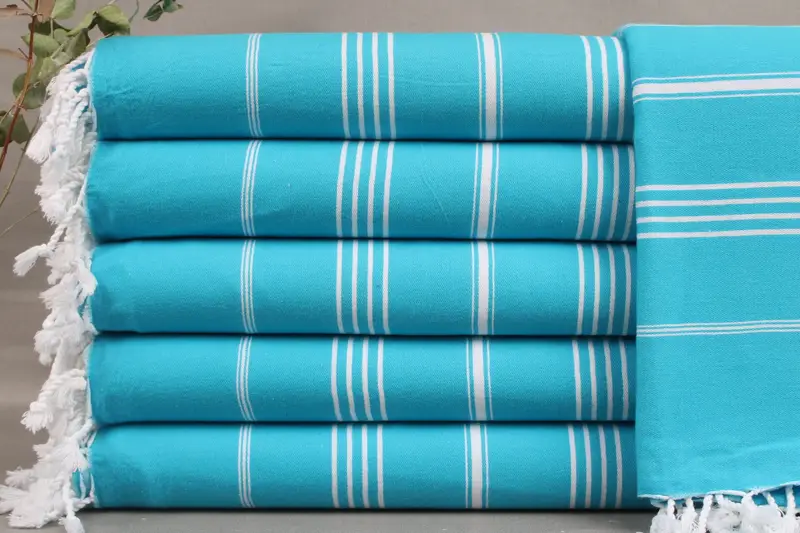 Turkish Towel Bath, Beige, Organic Cotton, 38x73 Inches