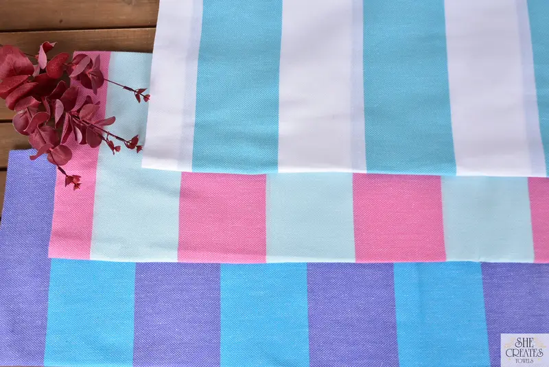 Bridal Gifts, Lightweight towel, Personalized Towel, Bachelorette Towel, Florida Bachelorette Party Favors, 70x40 Cotton Striped Towel, Luxury towel - 4