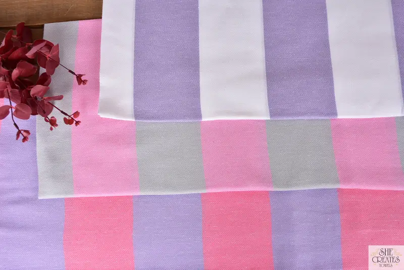 Bridal Gifts, Lightweight towel, Personalized Towel, Bachelorette Towel, Florida Bachelorette Party Favors, 70x40 Cotton Striped Towel, Luxury towel - 5
