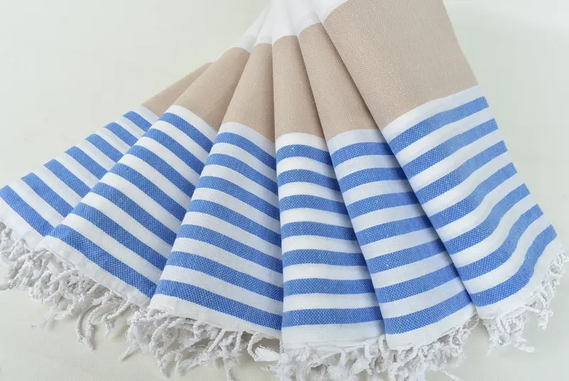 70x40 pamuklu çizgili havlu, monogramlı plaj havlusu, lüks Türk banyo havlu, kişiselleştirilmiş düğün hediyesi, ince havlu, bekarlığa veda parti hediyeleri - 4