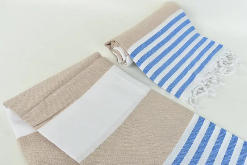 70x40 pamuklu çizgili havlu, monogramlı plaj havlusu, lüks Türk banyo havlu, kişiselleştirilmiş düğün hediyesi, ince havlu, bekarlığa veda parti hediyeleri - 7