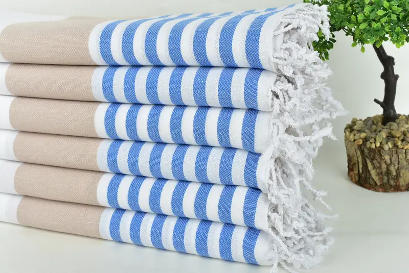 70x40 pamuklu çizgili havlu, monogramlı plaj havlusu, lüks Türk banyo havlu, kişiselleştirilmiş düğün hediyesi, ince havlu, bekarlığa veda parti hediyeleri - 3