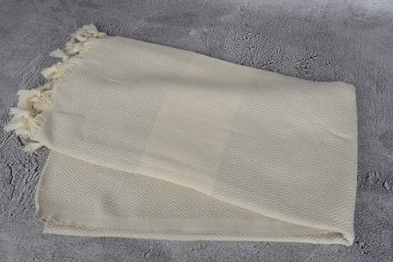 Wedding Gift, Turkish towel, Organic Turkish towel, Organic Cotton Towel, 70x40 Cotton Diamond Towel, Custom Bath Towel, Bachelorette Party Favor - 6